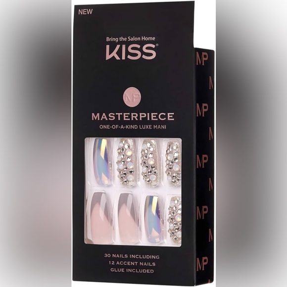 NWT KISS masterpiece one of a kind luxe mani nails - Picture 1 of 5